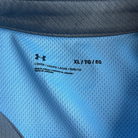 Under Armour Men's Sky Blue Golf Polo Shirt - Picture 3 of 5
